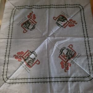 70s Lahaina, Kaanapali and Pacific Railroad Train Maui Hawaii Bandana Scarf